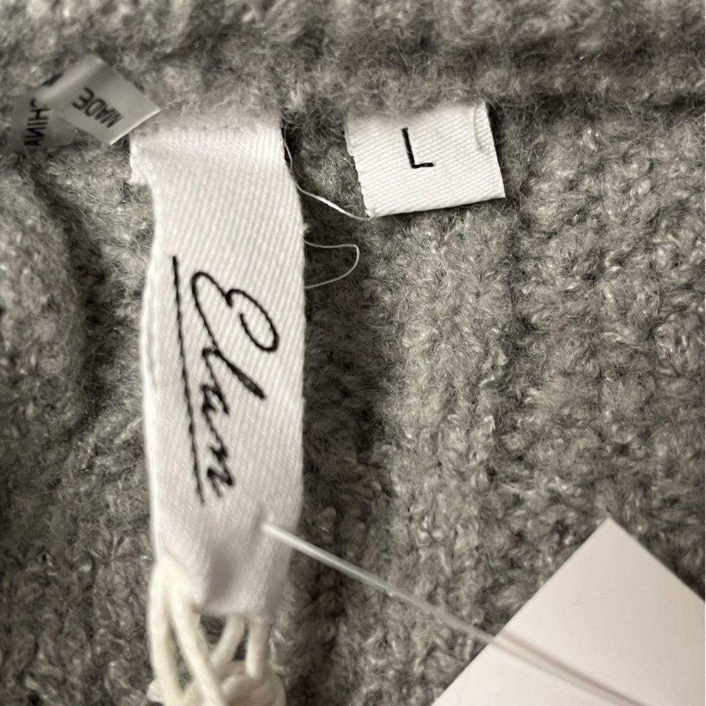 Elan Cable Knit Drop Shoulder Sweater - Picture 5 of 7
